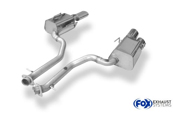 Endschalldämpfer rechts/links - 2x115x85 Typ 38 rechts/links passend für: Lexus RC RC F